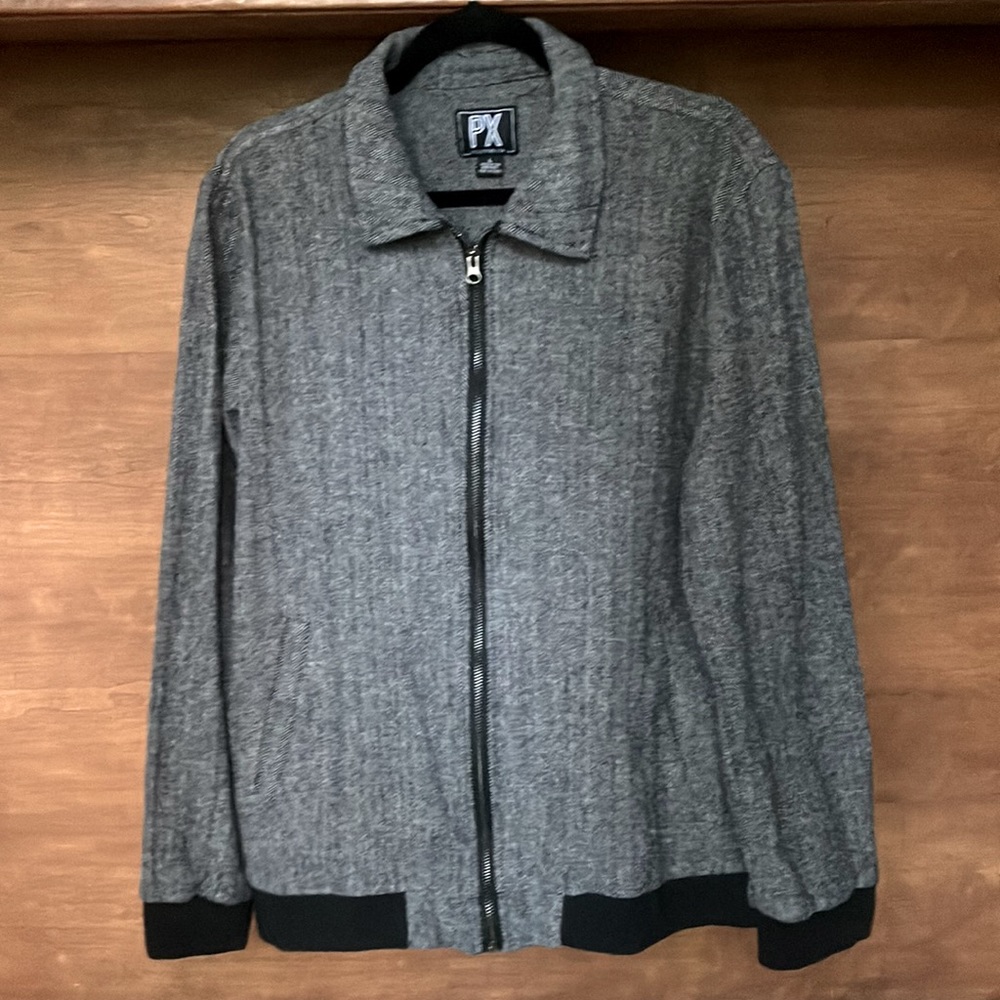PX Clothing MENS Sz Lg Zip up Light Weight Jacket